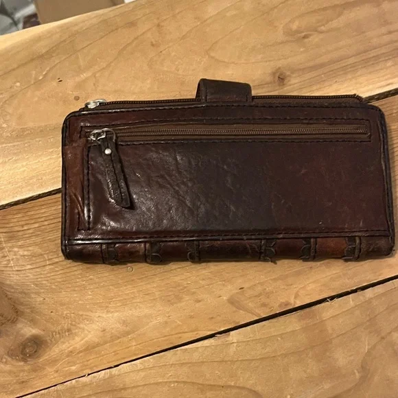 Fossil Dark Brown Leather Wallet - Picture 6 of 6